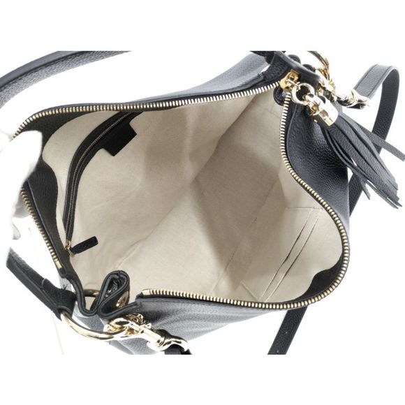 Gucci Soho Handbag Interlocking GG Leather Black - Picture 9 of 10